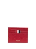 Thom Browne pebbled-leather card holder - Red