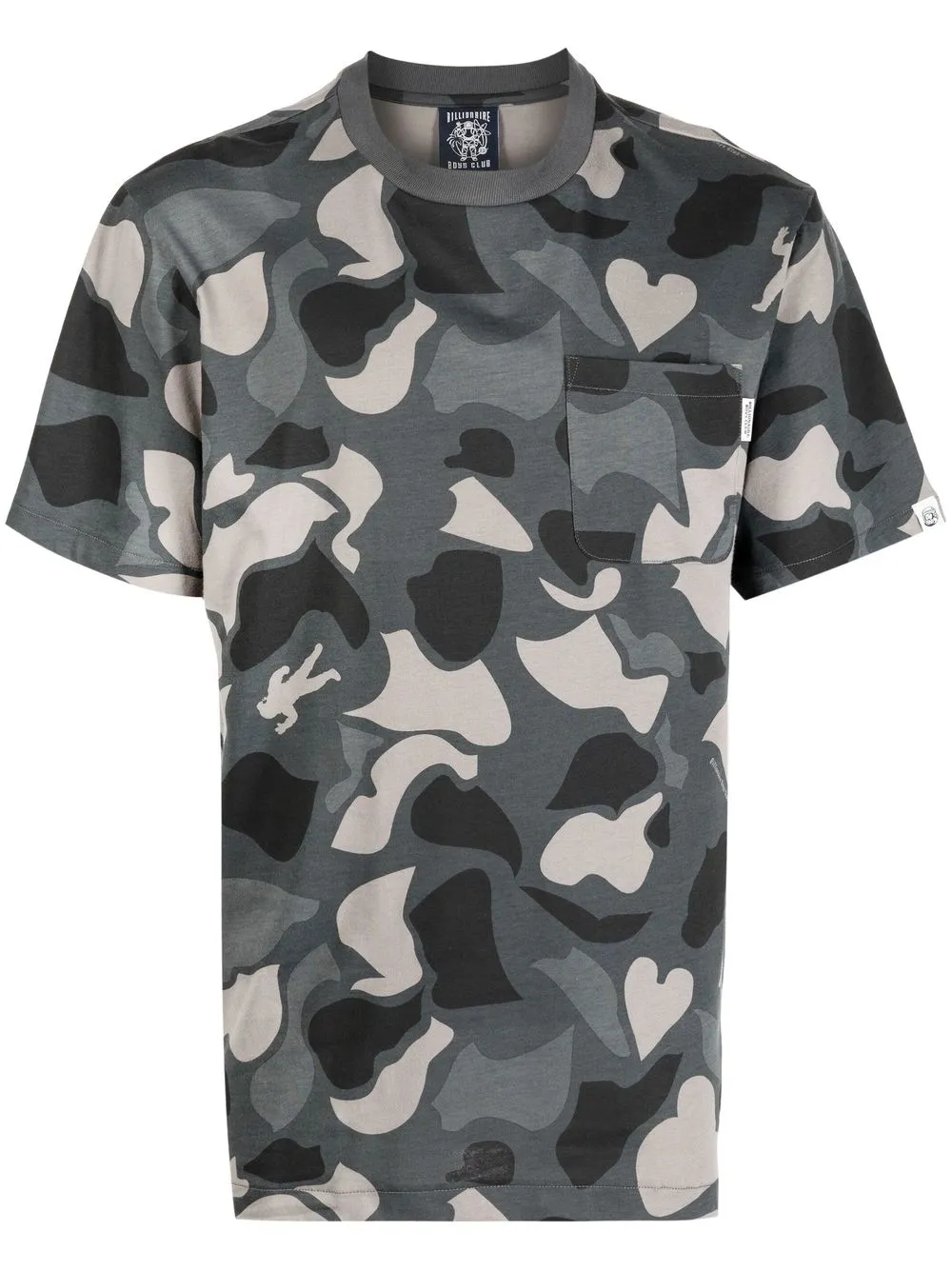 

Billionaire Boys Club camouflage-print short-sleeved T-shirt - Black