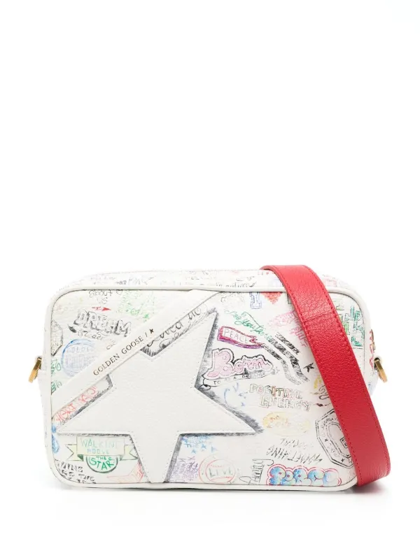 Golden Goose graffiti-print Crossbody Bag - Farfetch