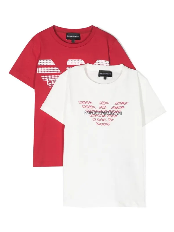Armani t shirt red hotsell