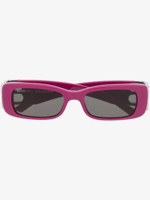 Balenciaga Eyewear lentes de sol con armazón cuadrada y detalles de cristal