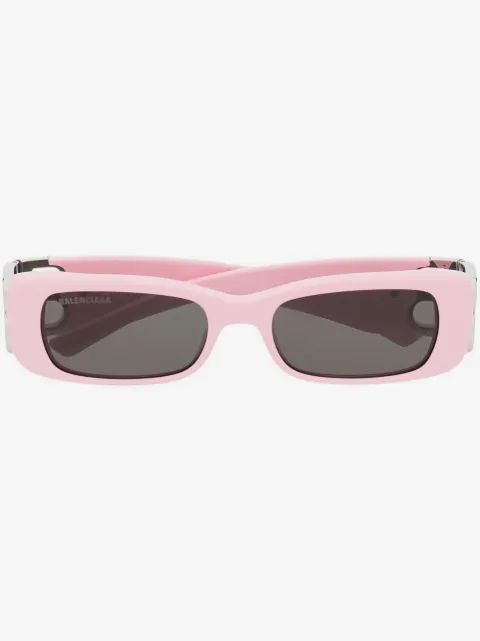 Balenciaga Eyewear Eckige Sonnenbrille mit Kristallen