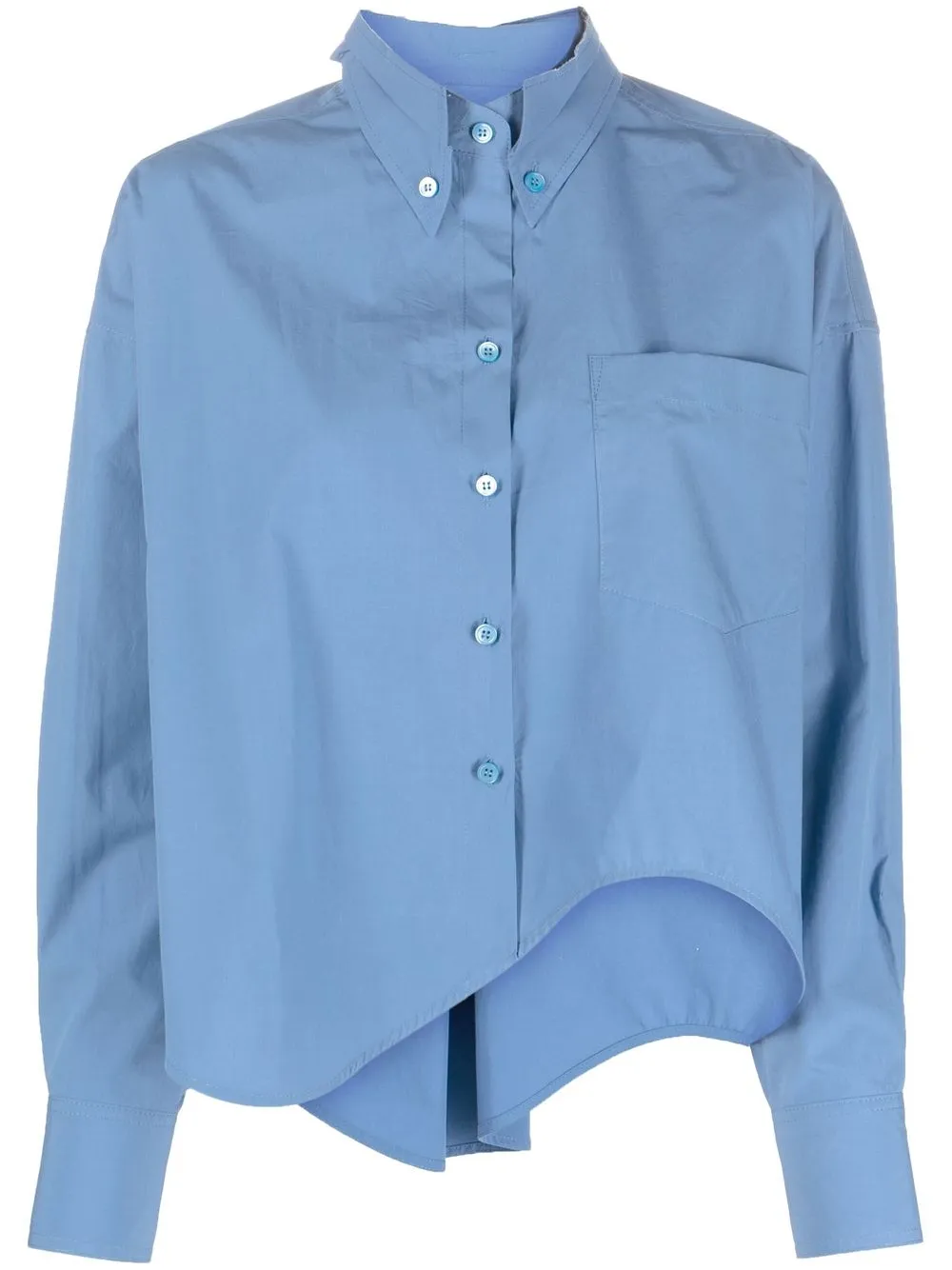 RECTO BUTTON-UP ASYMMETRIC SHIRT