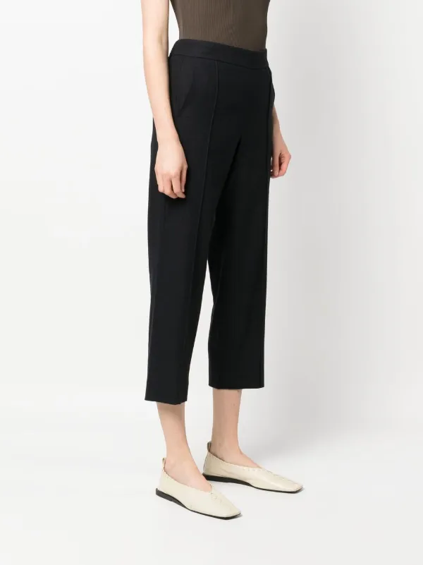 Linen blend cropped trousers 2025