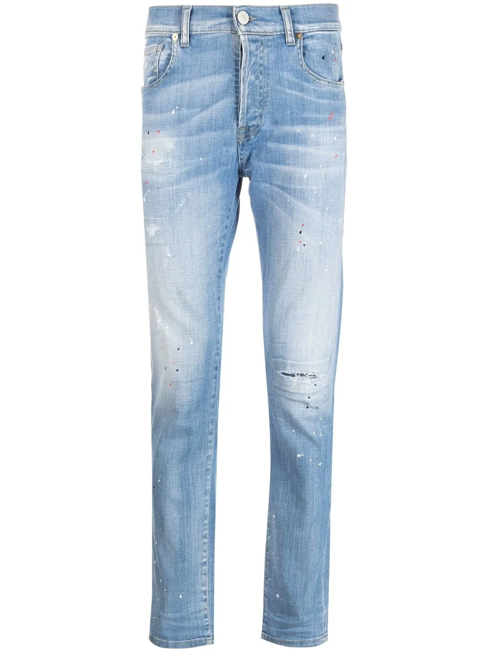 

PMD distressed slim-fit jeans - Blue