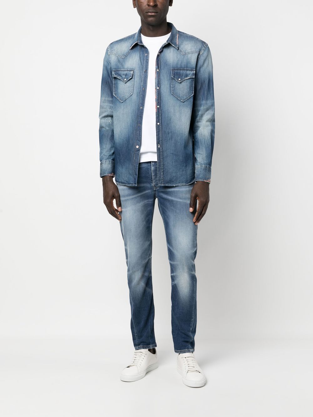 PMD Denim overhemd - Blauw