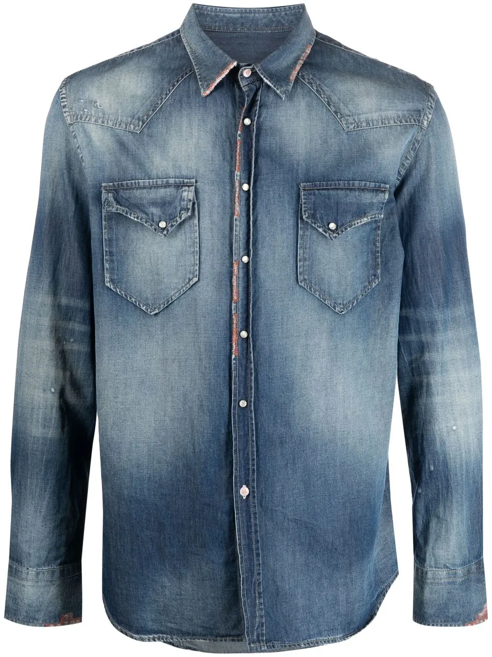 

PMD faded denim shirt - Blue