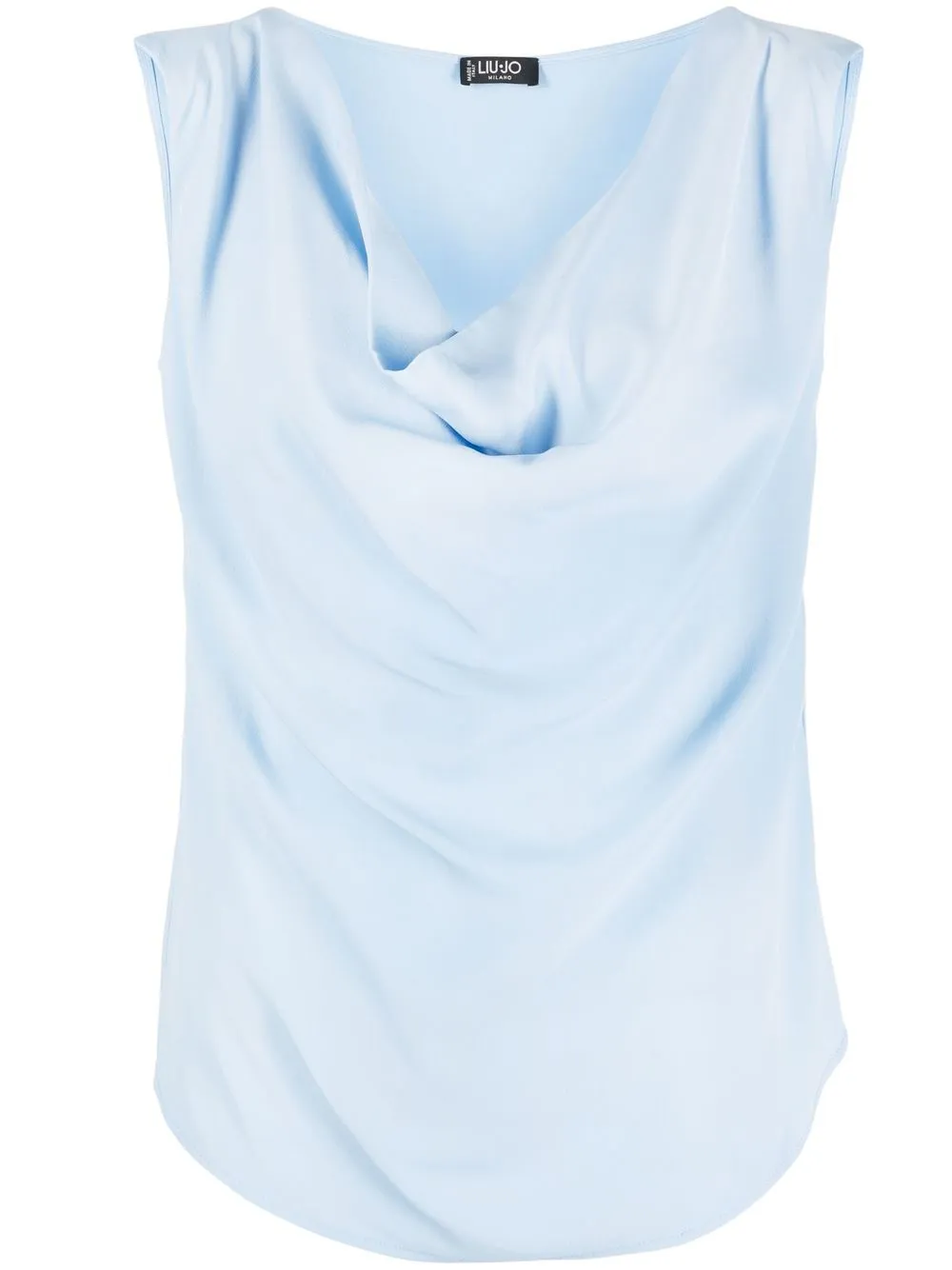 

LIU JO cowl-neck sleeveless top - Blue