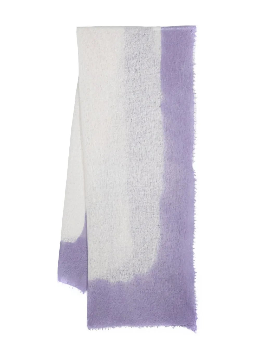 

MOULETA two-tone cashmere scarf - Purple