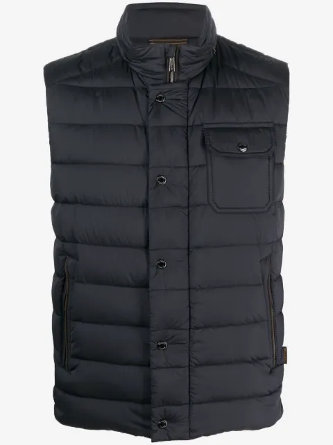Moorer padded down gilet