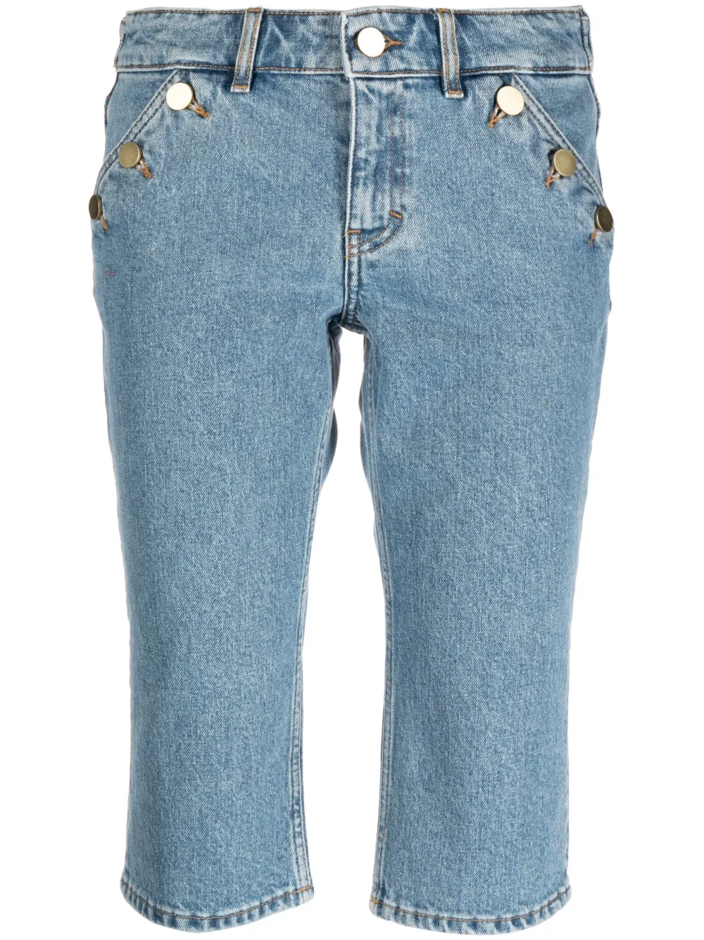 Filippa K knee-lenght denim shorts - Blue