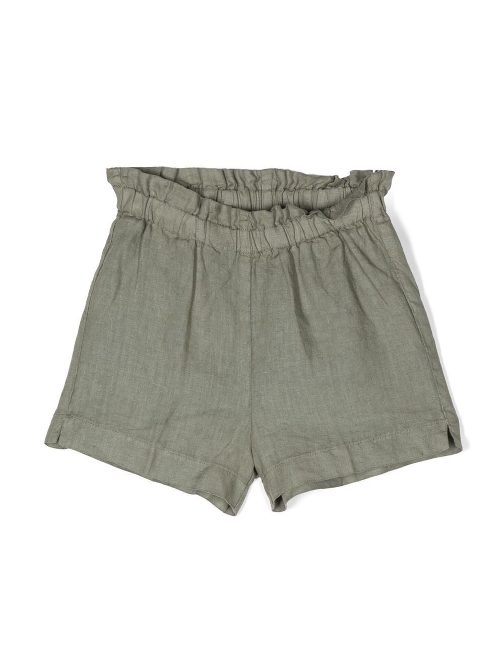 

Il Gufo elasticated-waistband detail shorts - Green