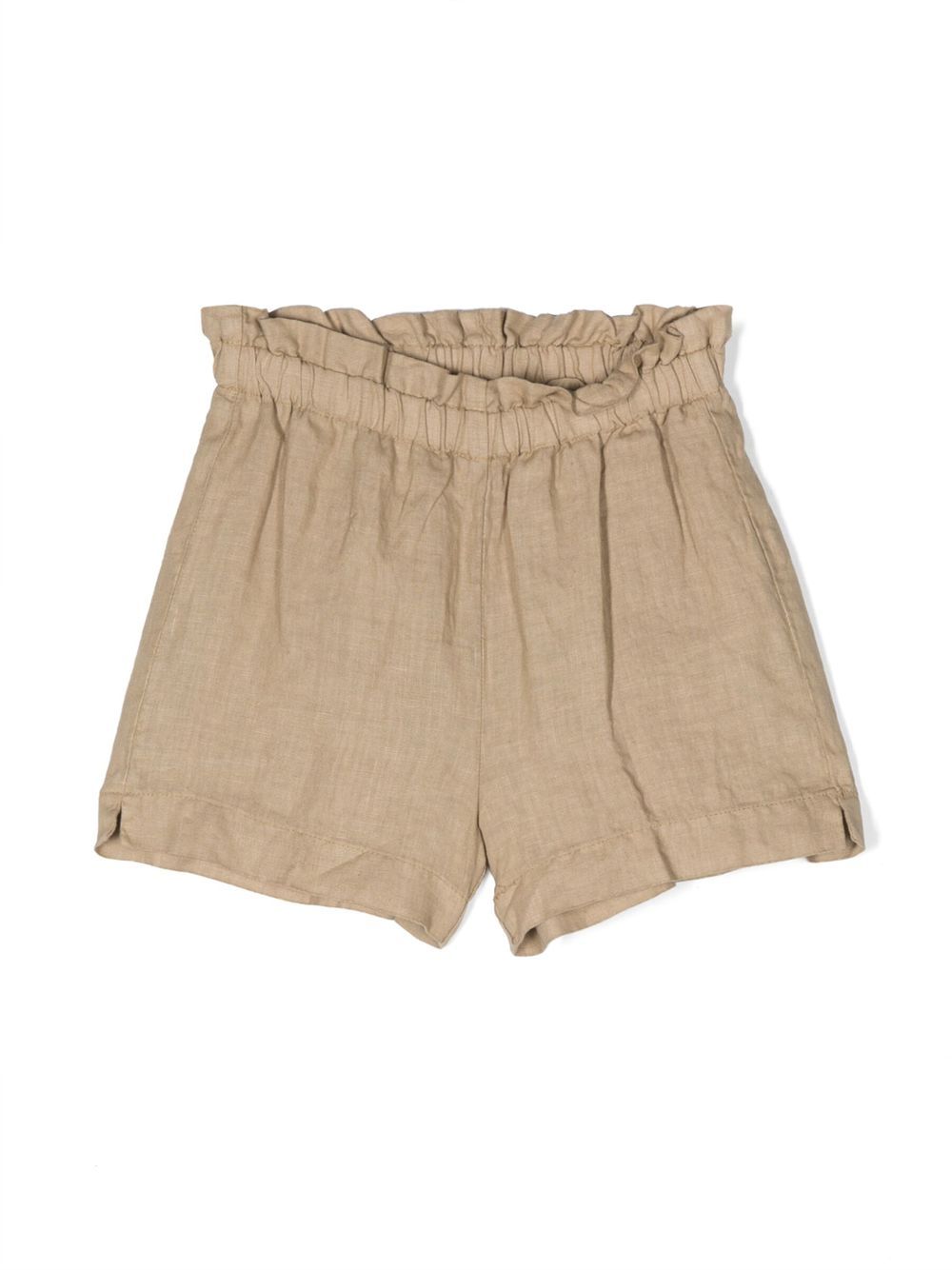 

Il Gufo elasticated-waistband detail shorts - Neutrals