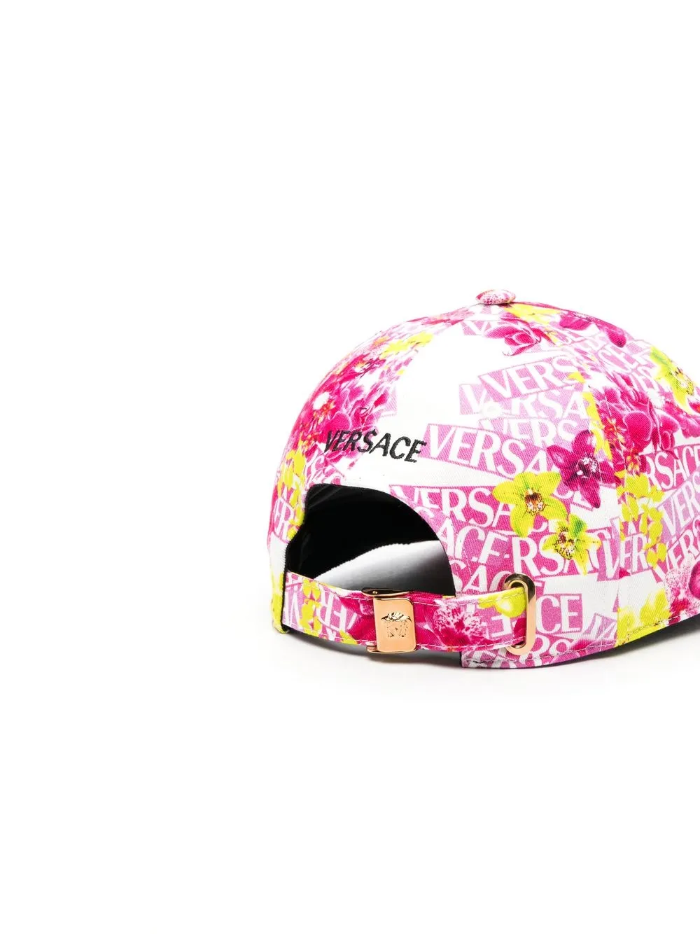 Versace Honkbalpet met geborduurd logo - Wit