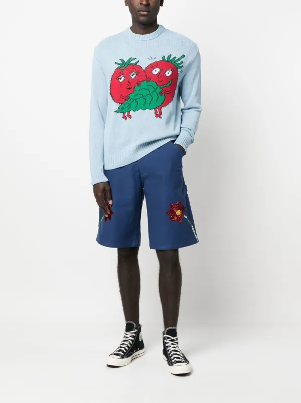 Sky High Farm スパンコールトリム ショートパンツ | ブルー | FARFETCH JP