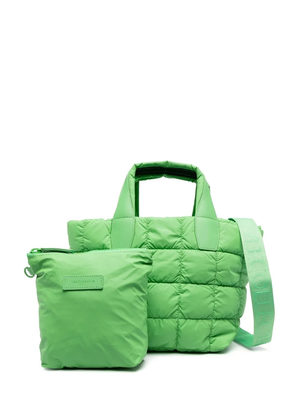 

VeeCollective padded tote bag - Green