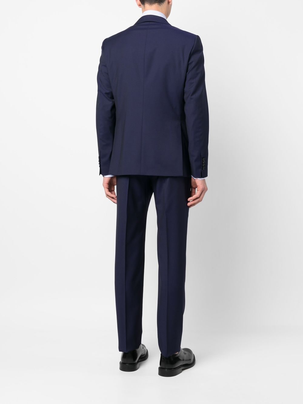 Shop Tagliatore Single-breasted Suit In Blue