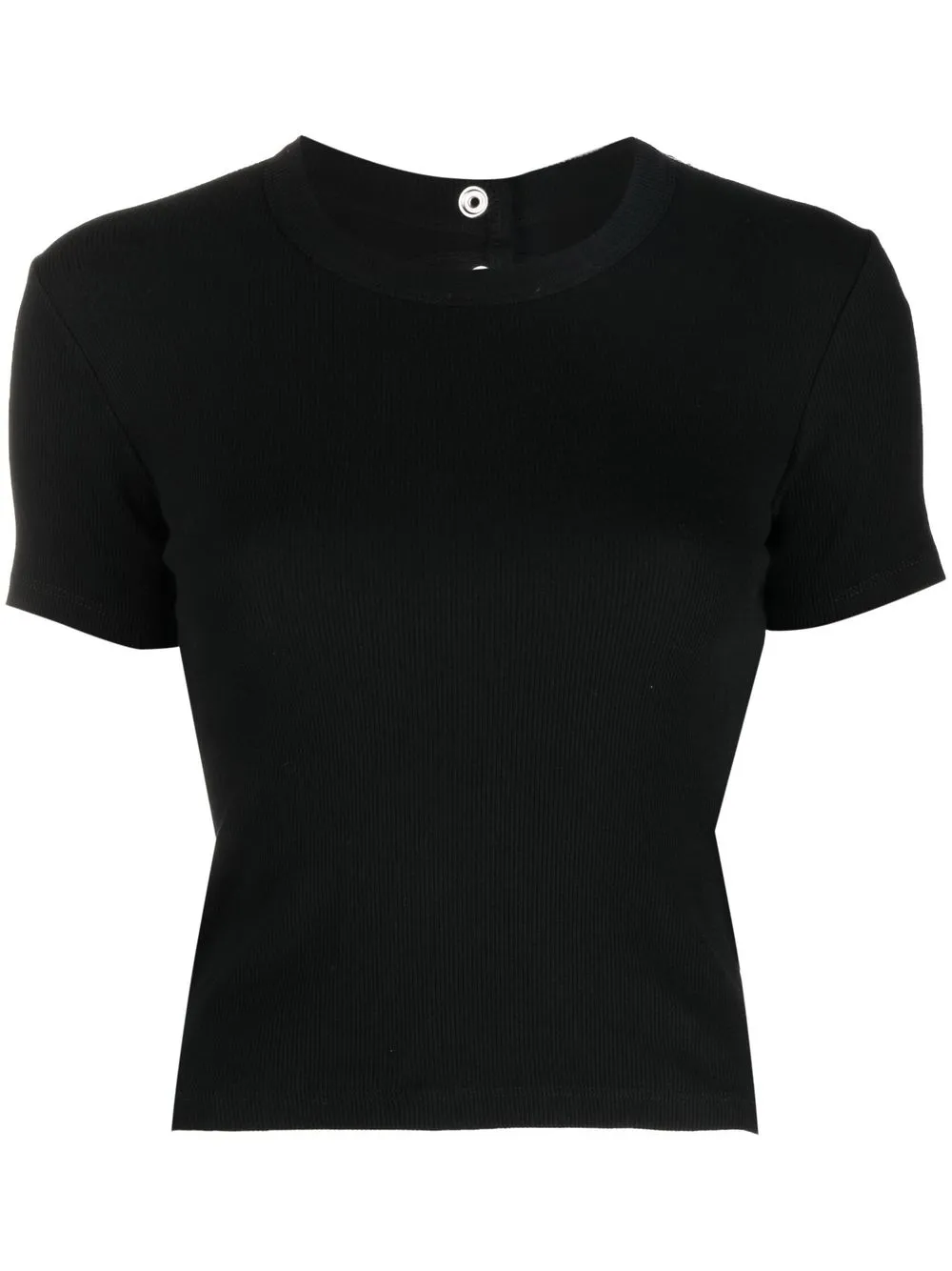 

IRO short-sleeve ribbed blouse - Black