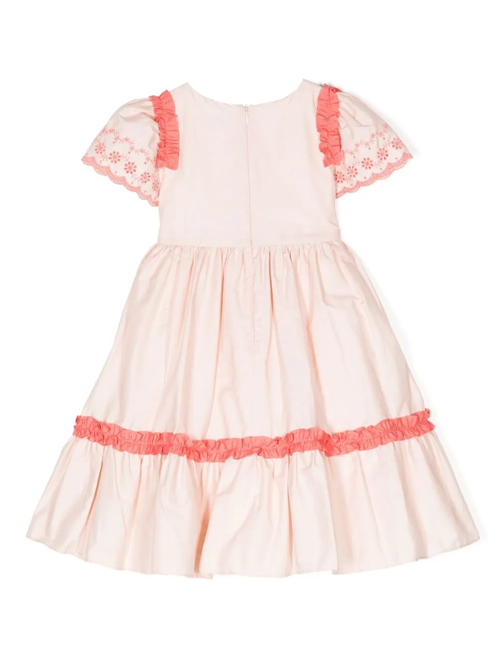 Patachou Jurk met afwerking van kant - Roze