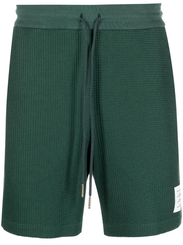 Thom Browne mid thigh Cotton Shorts Farfetch