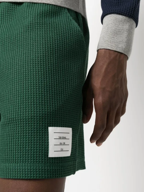 【THOM BROWNE】コットン ショートパンツ ワッフルニット THOM BROWNE コットン ショートパンツ ワッフルニット | THE