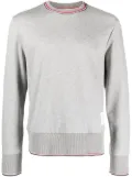 Thom Browne crew-neck pullover - Grey