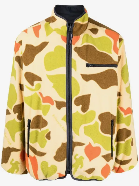 Billionaire Boys Club Omkeerbaar fleece jack met camouflage print