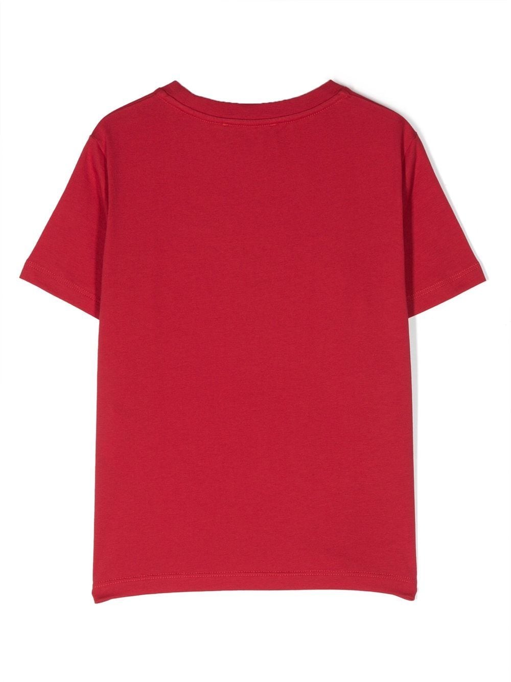 Emporio Armani Kids T-shirt met logoprint - Rood