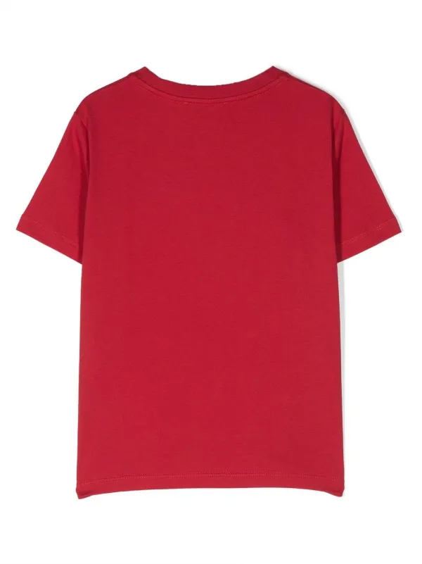 Emporio Armani Kids ロゴ Tシャツ | レッド | FARFETCH JP
