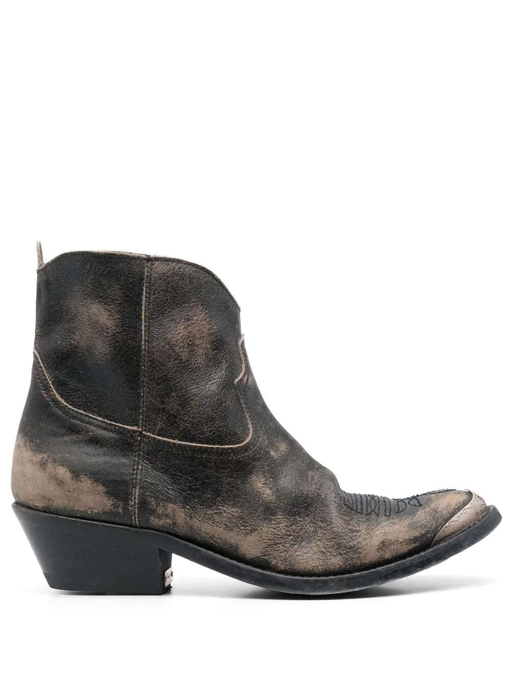 

Golden Goose low-heel ankle boot - 90377 BLACK/TOBACCO