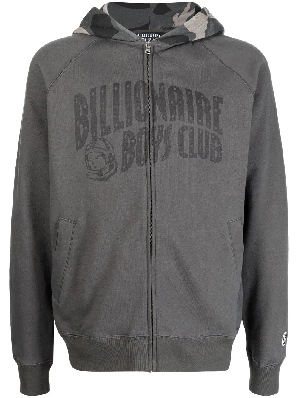 

Billionaire Boys Club logo-print zip-up hoodie - Grey