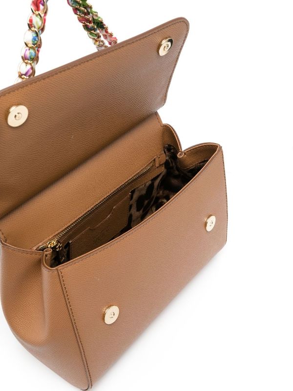 Dolce & Gabbana Small Sicily Leather Shoulder Bag - Farfetch