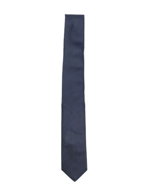 Emporio Armani Kids embroidered silk tie