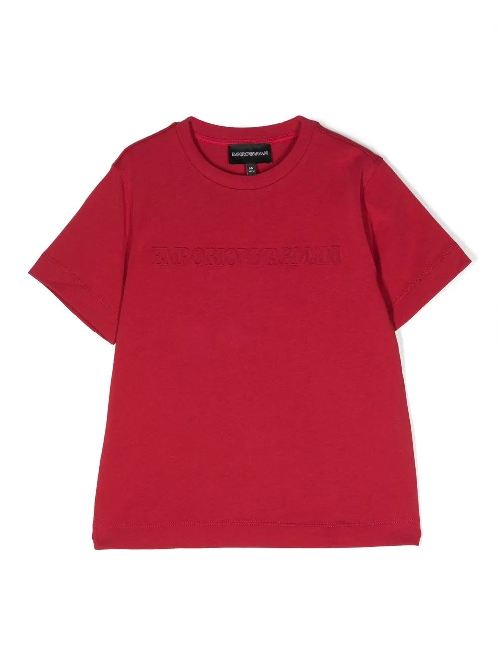 

Emporio Armani Kids logo-embossed T-shirt - Red