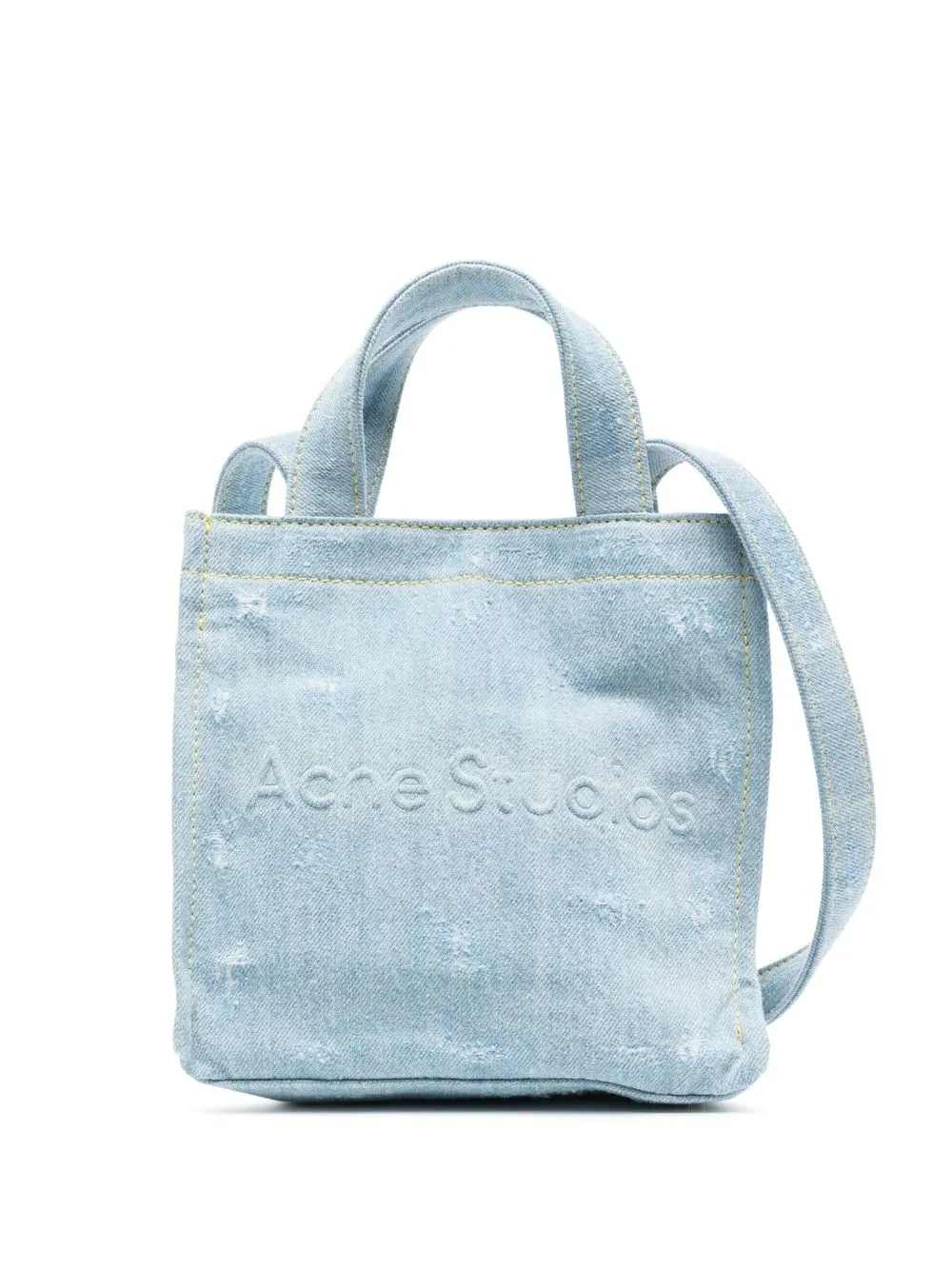Acne Studios Mini Denim Tote Bag Farfetch
