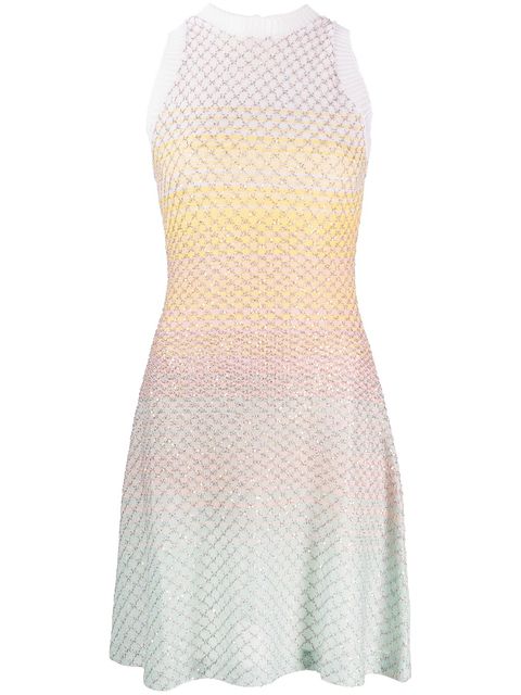 Missoni gradient sequinned mini dress