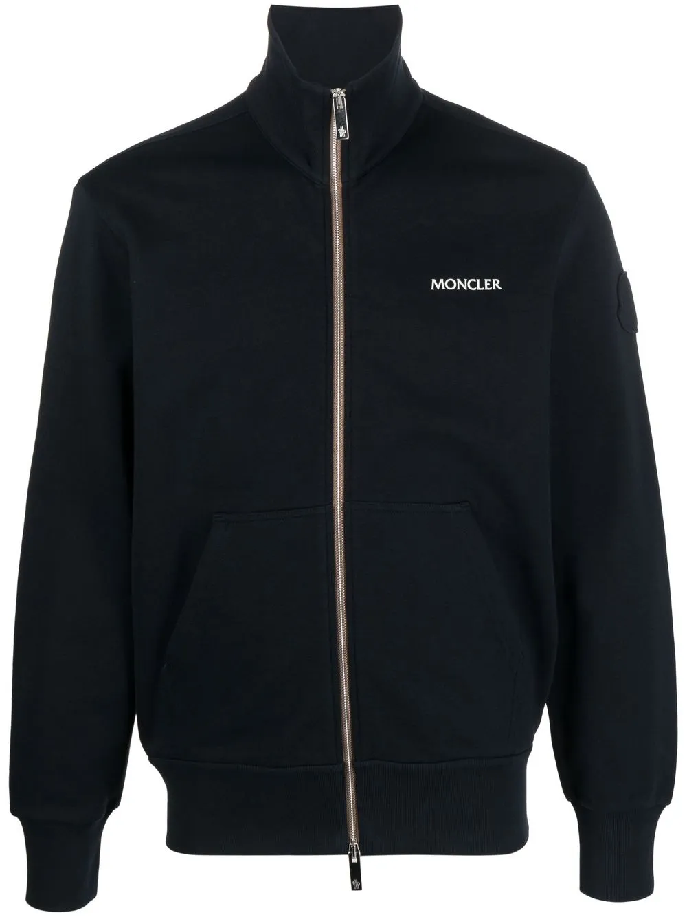 

Moncler chamarra con cuello de tortuga - Azul