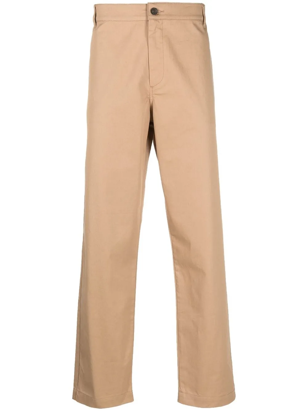 

Maison Kitsuné cotton chino pants - Neutrals