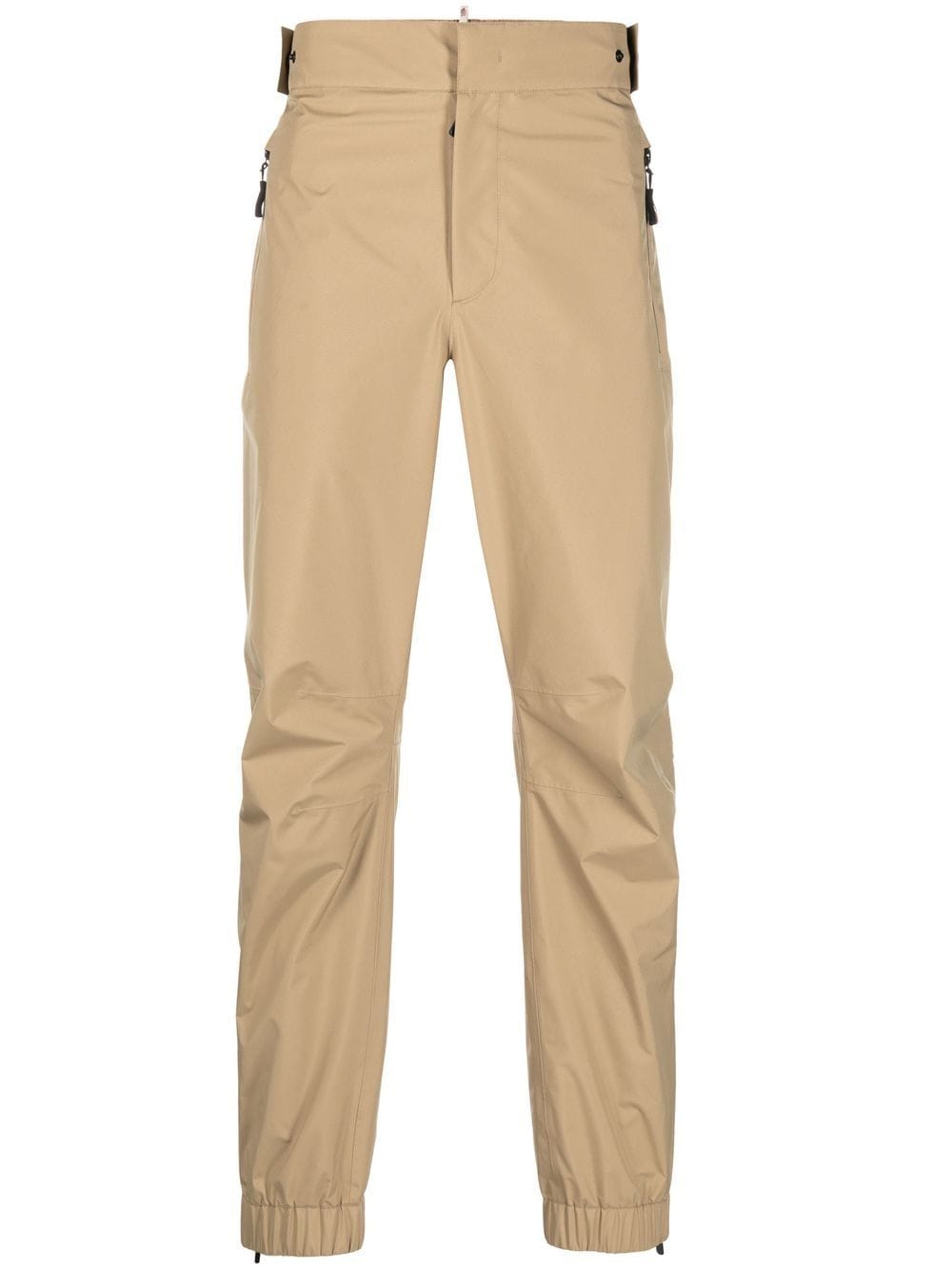 Shop Moncler Elasticated-ankles Ski Trousers In Neutrals