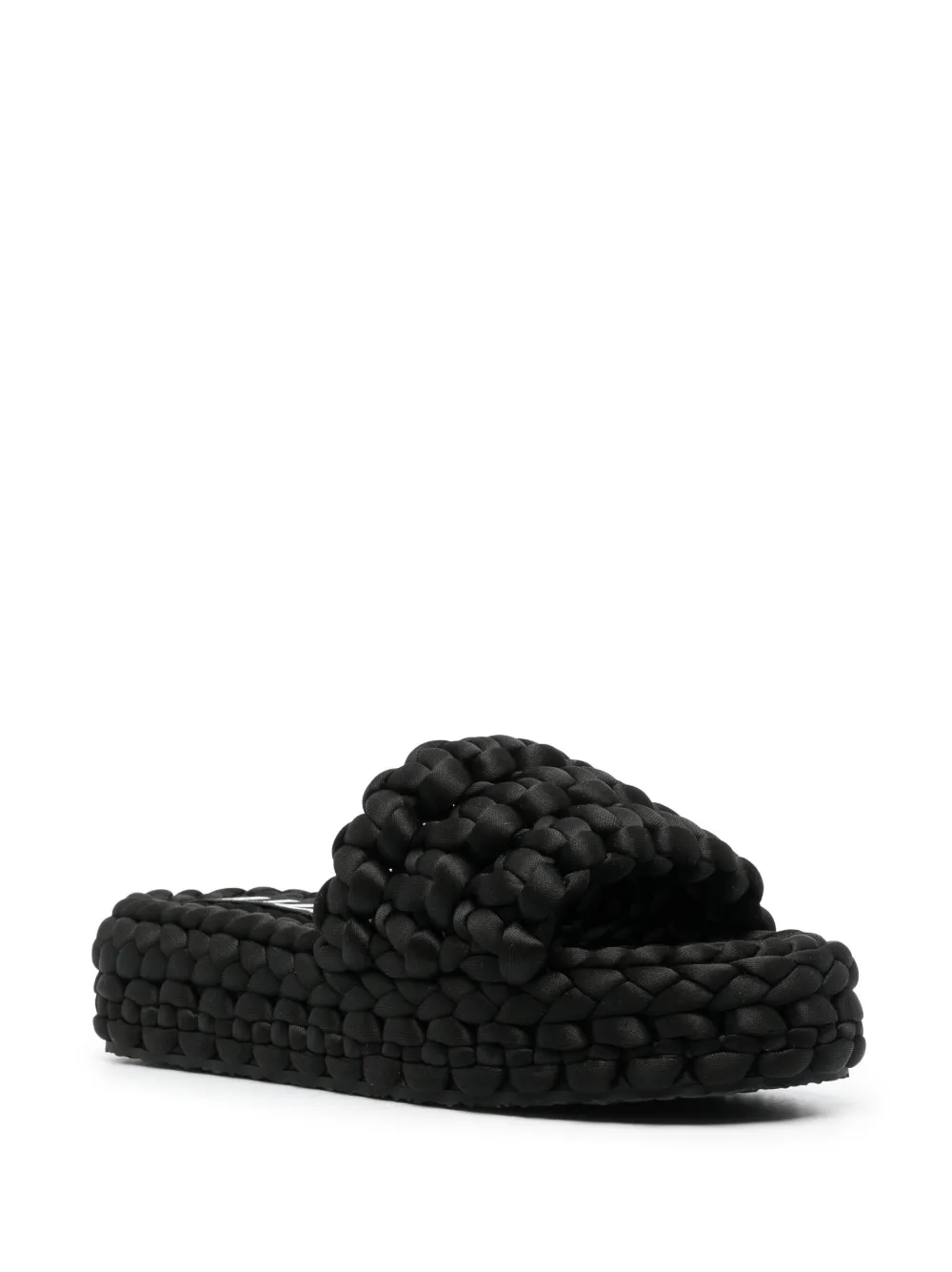 Bimba y Lola Aruba sandalen met plateauzool - Zwart