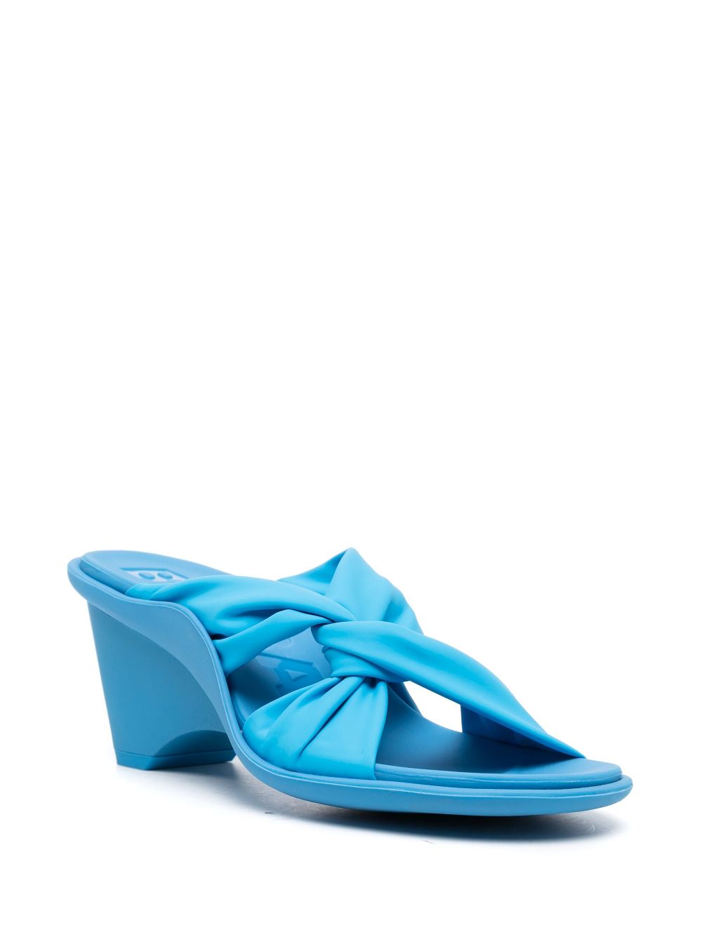 Bimba y Lola 80mm wedge mules - Blauw