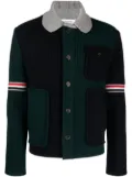Thom Browne patchwork wool cardigan - Green
