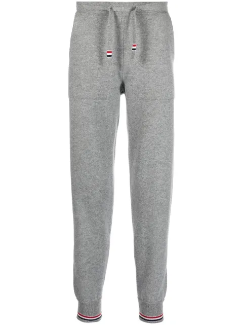 Thom Browne cashmere knitted track pants