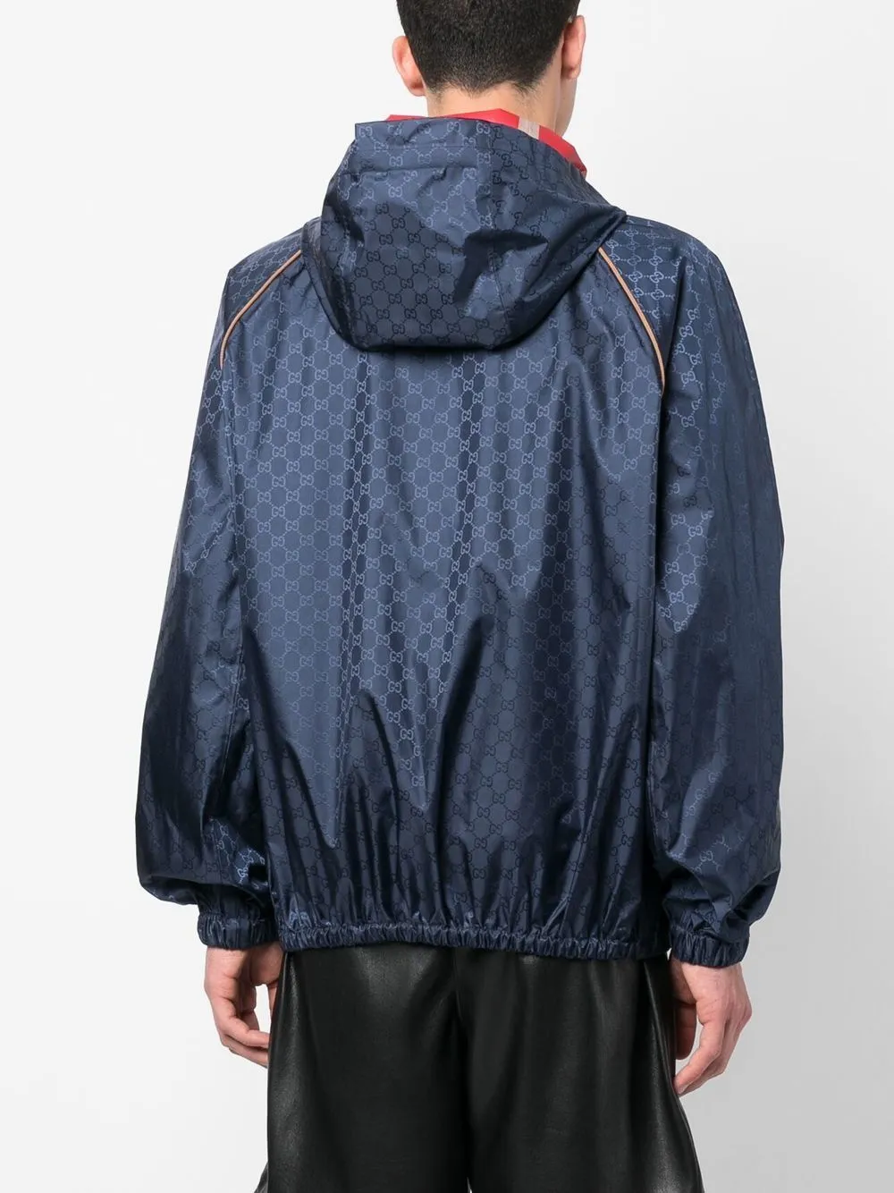 GG Supreme-jacquard hooded jacket