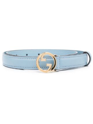 Gucci Blondie Thin Leather Belt - Farfetch