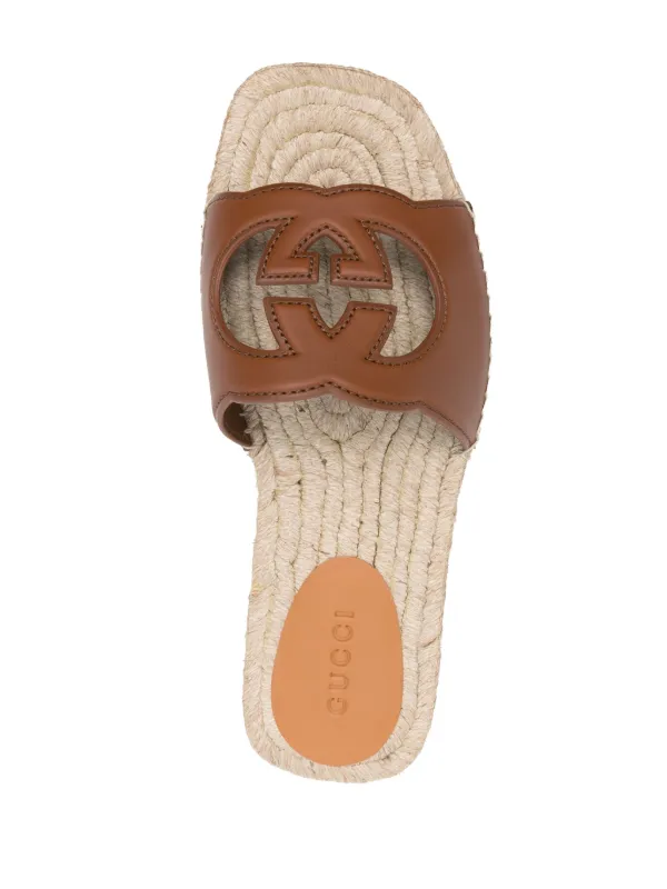 Gucci Interlocking G Espadrilles Brown FARFETCH IE