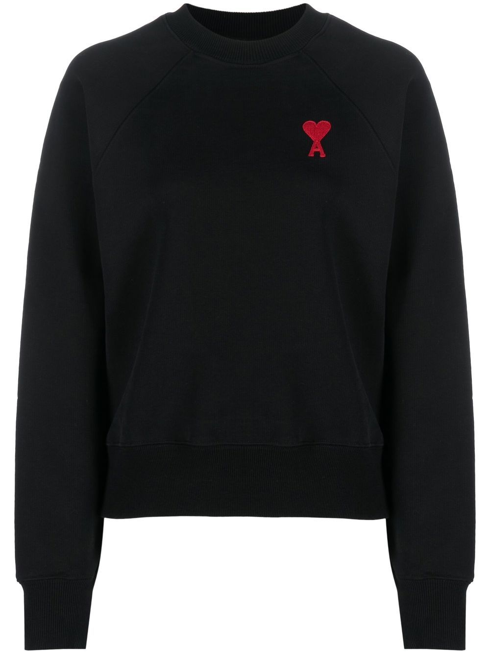 

AMI Paris Ami de Cœur embroidered sweatshirt - Black