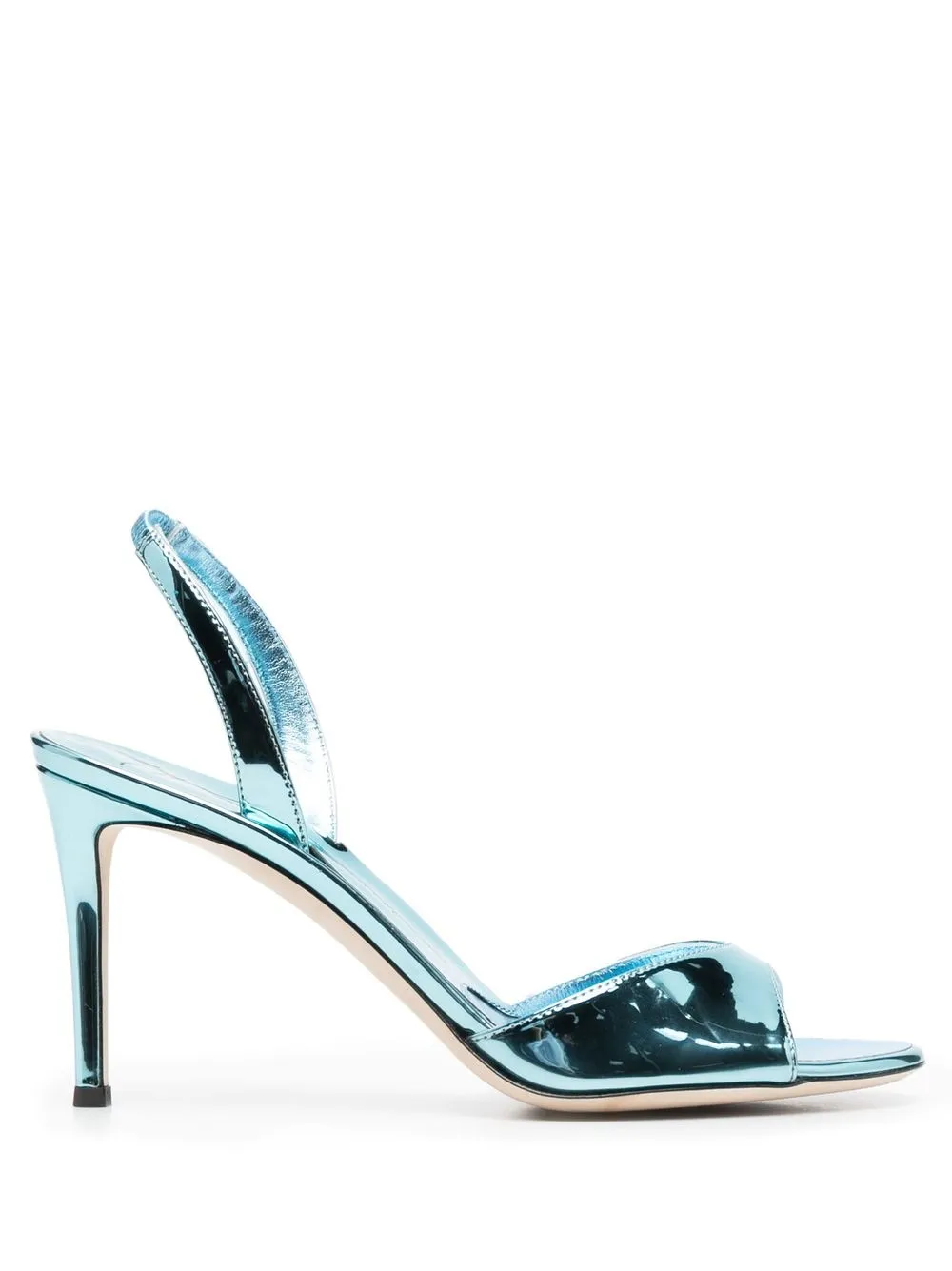 

Giuseppe Zanotti slingback metallic sandals - Blue