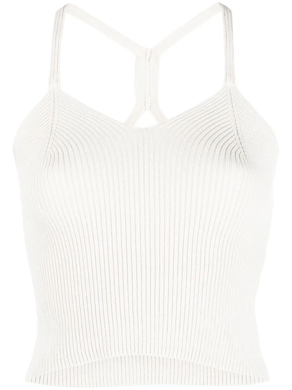 

Calvin Klein cropped knitted top - Neutrals