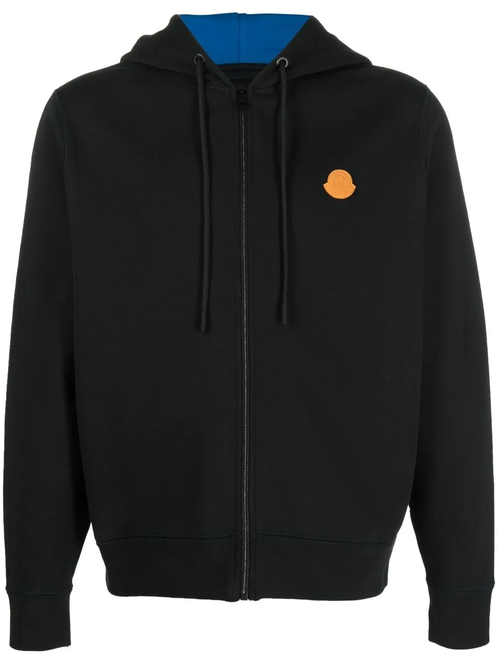 

Moncler zip-up cotton hoodie - Black